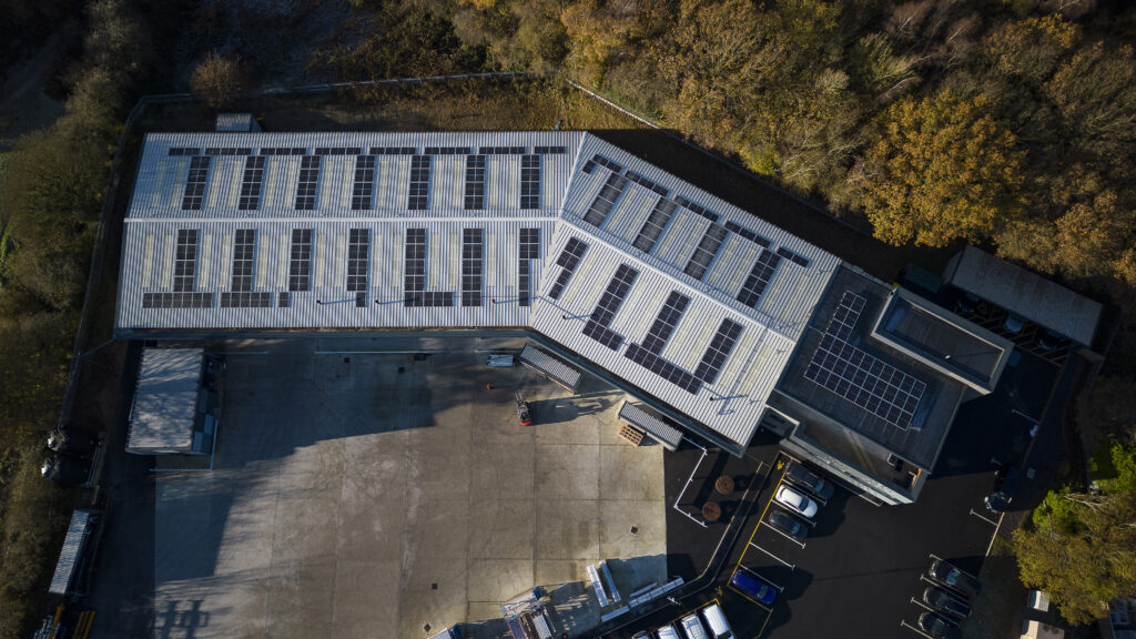 Photovoltaic Roof at Lester Cladding